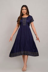 Filiate Women Printed Flared Kurta