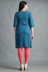 Filiate Women Solid Straight Kurta