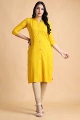 Filiate Women Straight Kurta with Front Slit