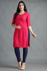 Filiate Women Solid Straight Kurta