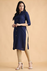 Filiate Women Straight Kurta with Front Slit