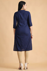 Filiate Women Straight Kurta with Front Slit
