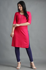 Filiate Women Solid Straight Kurta