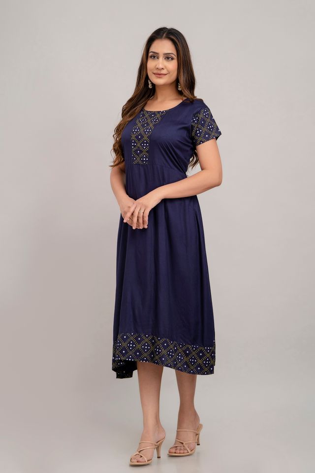 Filiate Women Printed Flared Kurta